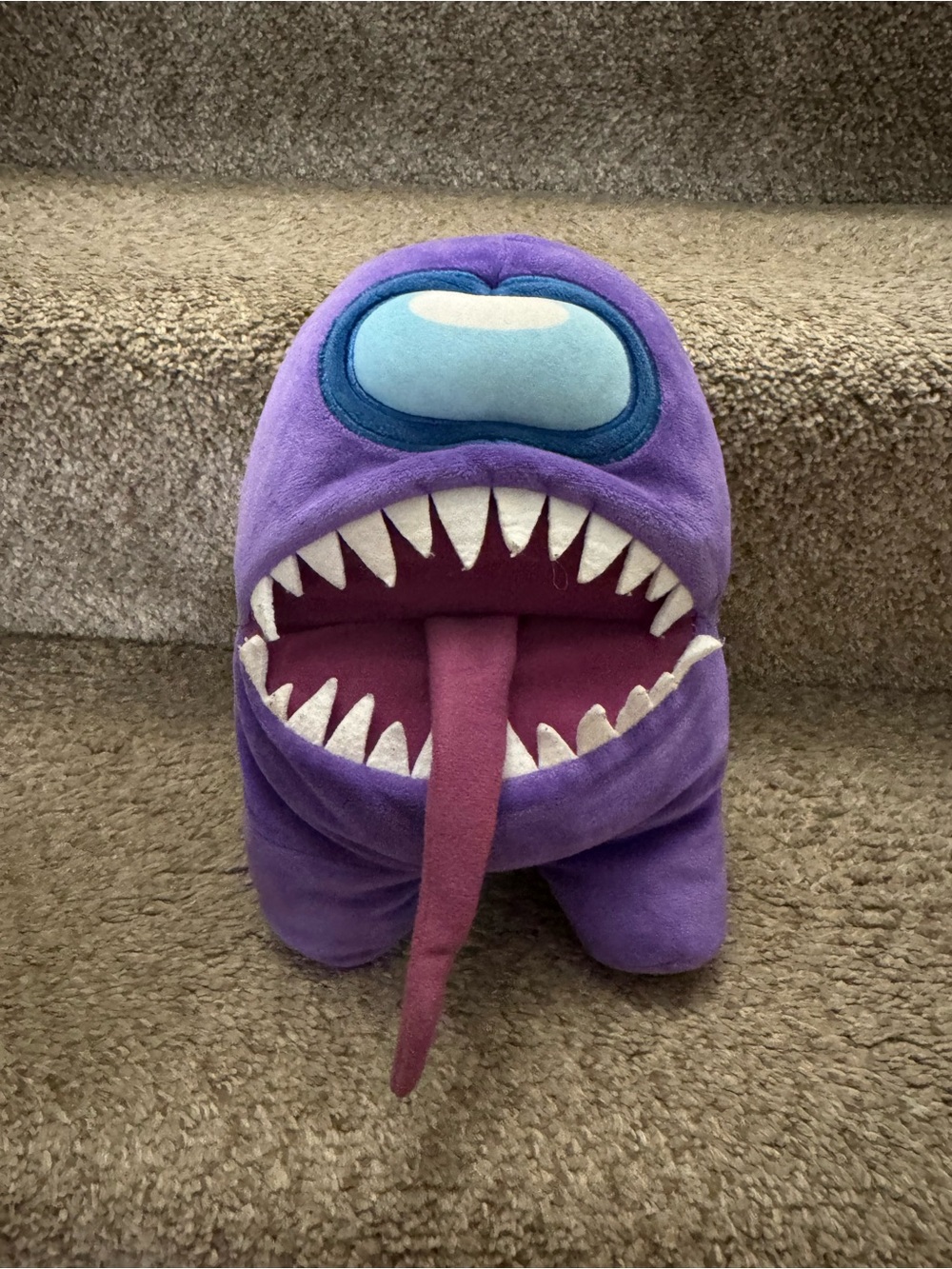 Among Us Impostor Purple Monster Stuffed Toy Plush *No Tags